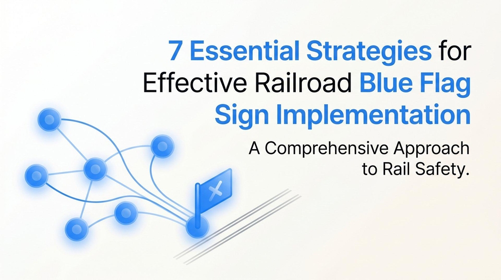 7 Essential Strategies for Effective Railroad Blue Flag Sign Implementation