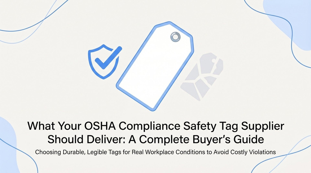 What Your OSHA Compliance Safety Tag Supplier Should Deliver: A Complete Buyer's Guide