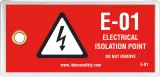 Electrical Isolation Point Tag (10/Pack)