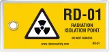 Radiation Isolation Point Tag (10/Pack)
