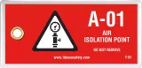 Air Isolation Point Tag (10/Pack)