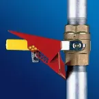 Steel Ball Valve Lockout, 1-1/4" - 3", Up To 3/8" Shackle