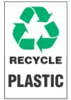 Recycle Sign, Plastic (With Symbol) 