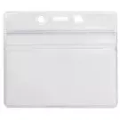 Resealable zippered Horizontal Badge Holder