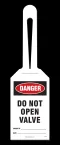 Loop Tag - Danger, Do Not Open Valve (10/Pack)