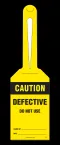 Loop Tag - Caution, Defective, Do Not Use (10/Pack)