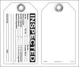Inspected Self-Laminating Peel and Stick Safety Tag 