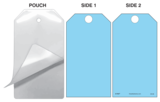 Blue (Blank) Self-Laminating Safety Tag Kit
