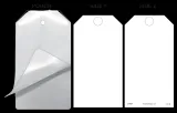 White (Blank) Self-Laminating Safety Tag Kit