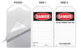 Danger Self-Laminating Safety Tag Kit
