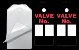 Valve Number (2-Digit) Self-Laminating Safety Tag Kit