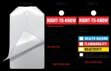 Right-To-Know (Health, Flammability And Reactivity) Safety Tag Kit