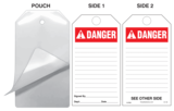 Danger (Ansi) Self-Laminating Safety Tag Kit