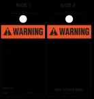 Warning (Ansi) Paper Tag 
