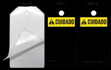 Precaution (Ansi, Spanish) Self-Laminating Safety Tag Kit