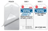 Lockout Tagout Checklist Self-Laminating Safety Tag Kit