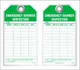 Inspection Safety Tag - Emergency Shower Inspection