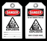 Safety Tag - Danger, Explosive