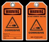 Safety Tag - Warning, Corrosive