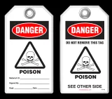 Safety Tag - Danger, Poison