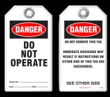 Lockout Safety Tag - Danger, Do Not Operate (Dismissal)