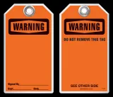 Safety Tag - Warning
