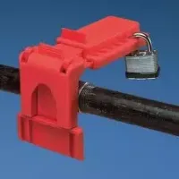 High Density Plastic Ball Valve Lockout, 3/8" - 1-1/4"