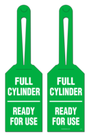 Loop Tag - Full Cylinder, Ready For Use (10/Pack)