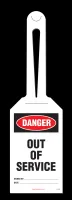 Loop Tag - Danger, Out of Service (10/Pack)