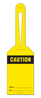 Loop Tag - Caution (10/Pack)