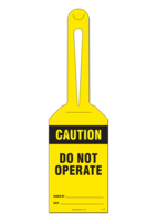 Loop Tag - Caution, Do Not Operate (10/Pack)
