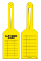Loop Tag - Maintenance Record (10/Pack)