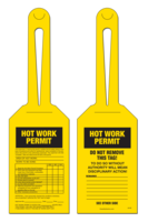 Inspection Loop Tag - Hot Work Permit (10/Pack)