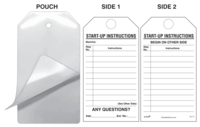 Startup Instructions Self-Laminating Safety Tag Kit