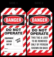 Danger, Do Not Operate, Equipment Locked Out