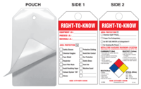 Right-To-Know (Personal Protection Checklist) Safety Tag Kit