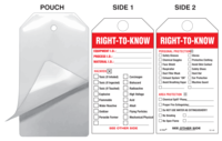 Right-To-Know (Hazards Checklist) Safety Tag Kit