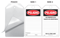 Peligro (Spanish) Self-Laminating Safety Tag Kit