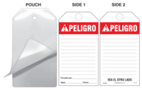 Peligro (Ansi, Spanish) Self-Laminating Safety Tag Kit