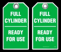 Safety Tag - Full Cylinder, Ready For Use