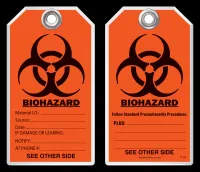 Safety Tag - Biohazard